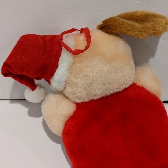 2/$20 𝅺Vintage dog plush Christmas stocking 13" - Picture 5 of 7
